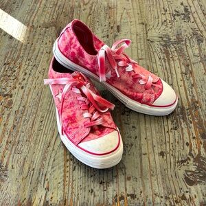 Converse One Star Pink Tye Dye Low Tops
